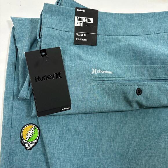 Grateful Dead Steal Your Face Hurley Phantom Modern Fit Board Shorts (44") - Picture 3 of 5